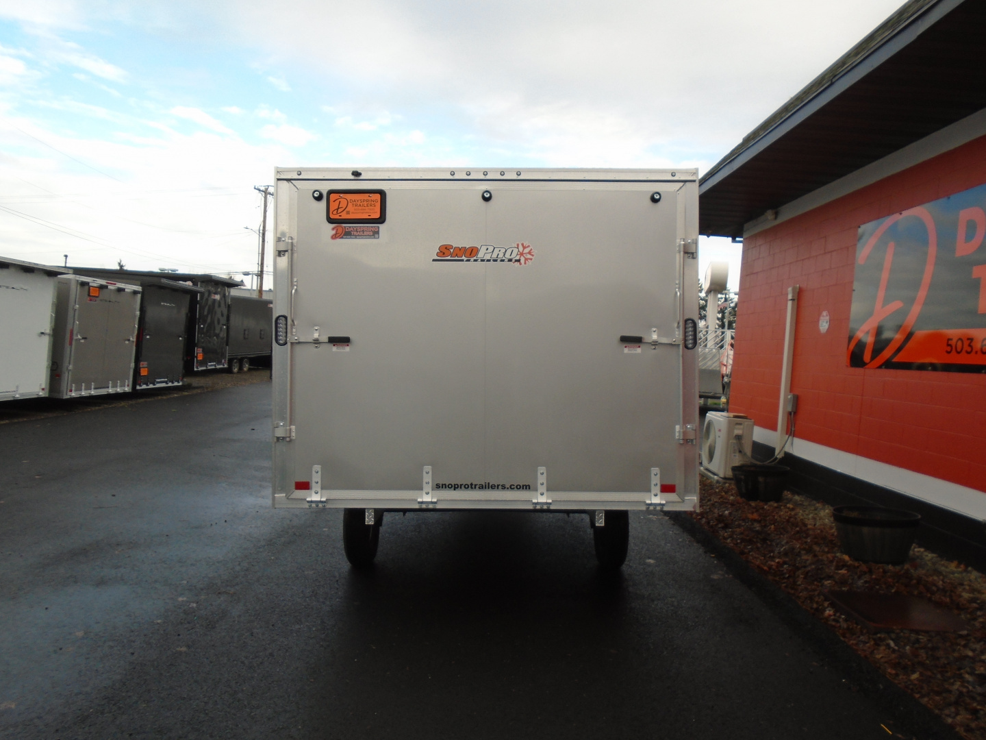 New 2026 SnoPro Trailers 101X14 HYBRID Snowmobile Trailer