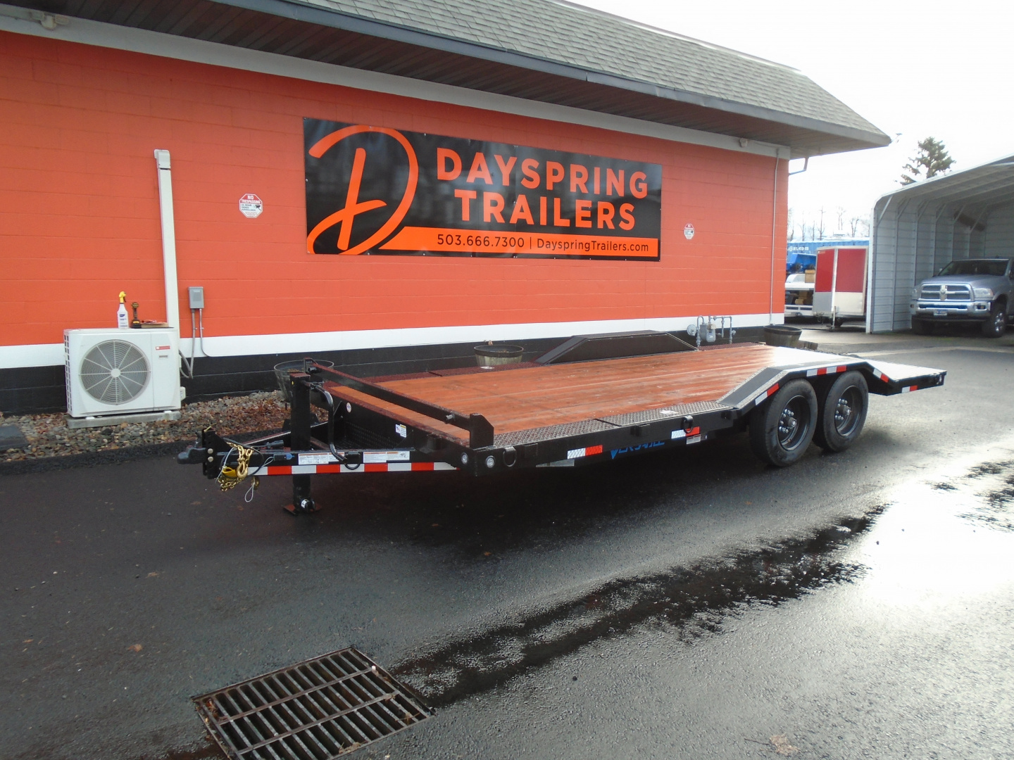 New 2026 Versatile Trailers 8X20 16K GVW Flatbed Trailer