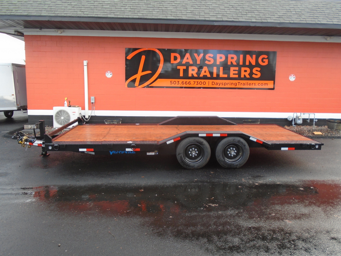 New 2026 Versatile Trailers 8X20 16K GVW Flatbed Trailer