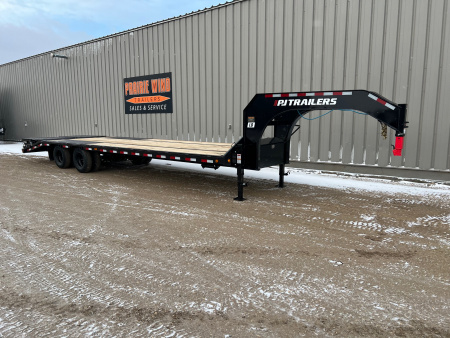 New 2026 PJ Trailers 30' LD Gooseneck 10K's Flatbed Trailer