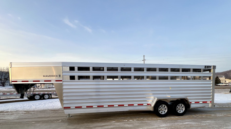 New 2026 EBY MAVERICK Stock / Stock Combo Trailer