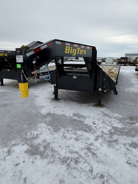 New 2025 BIG TEX TRAILERS 25GN-40D5A Flatbed Trailer DISC BRAKES, 14 PLY TIRES