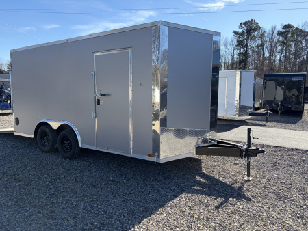 New 2026 Spartan Cargo 8.5x16 Enclosed Trailer, Preferred Package, 7K GVWR, Polycor, 7' Interior. Tube Cross Members