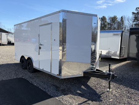 New 2026 Spartan Cargo 8.5x16 Enclosed Trailer, Preferred Package, 7K GVWR, Polycor, 7' Interior. Tube Cross Members