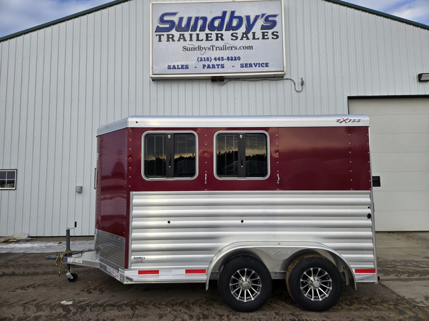 New 2026 Exiss 2 Horse XT Trailer