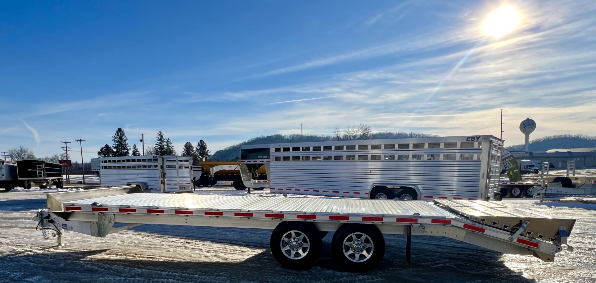 New 2025 EBY DO14K Flatbed Trailer - Tradesman
