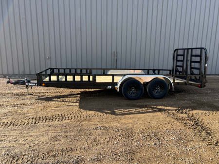 New 2026 PJ Trailers 18 Tandem Axle ATV UL Utility Trailer