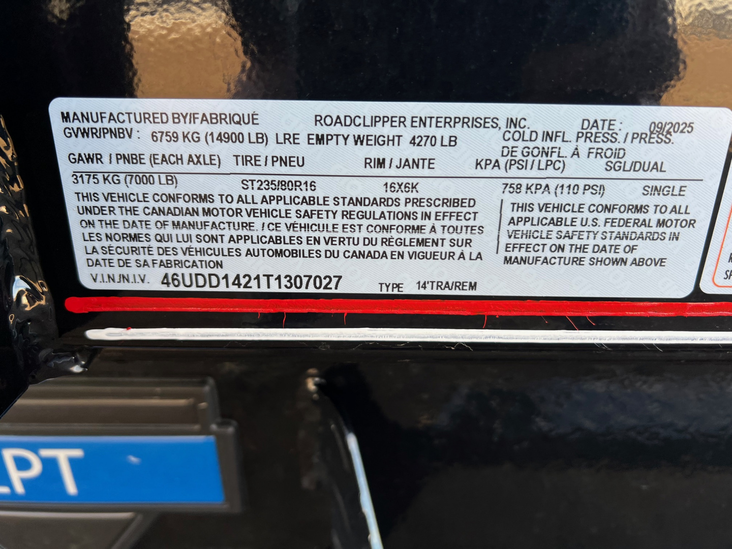 New 2026 Diamond C Trailers 14' LPT207 Telescopic Dump Trailer