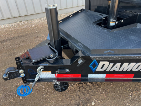 New 2026 Diamond C Trailers 14' LPT207 Telescopic Dump Trailer