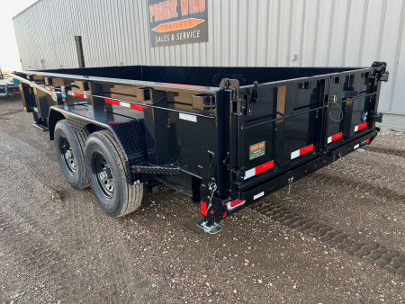 New 2026 Diamond C Trailers 14' LPT207 Telescopic Dump Trailer
