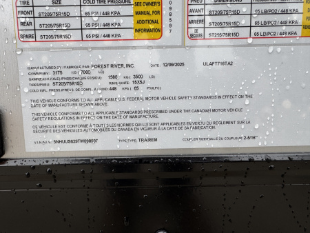 New 2026 US Cargo ULAFT716 Cargo / Enclosed Trailer