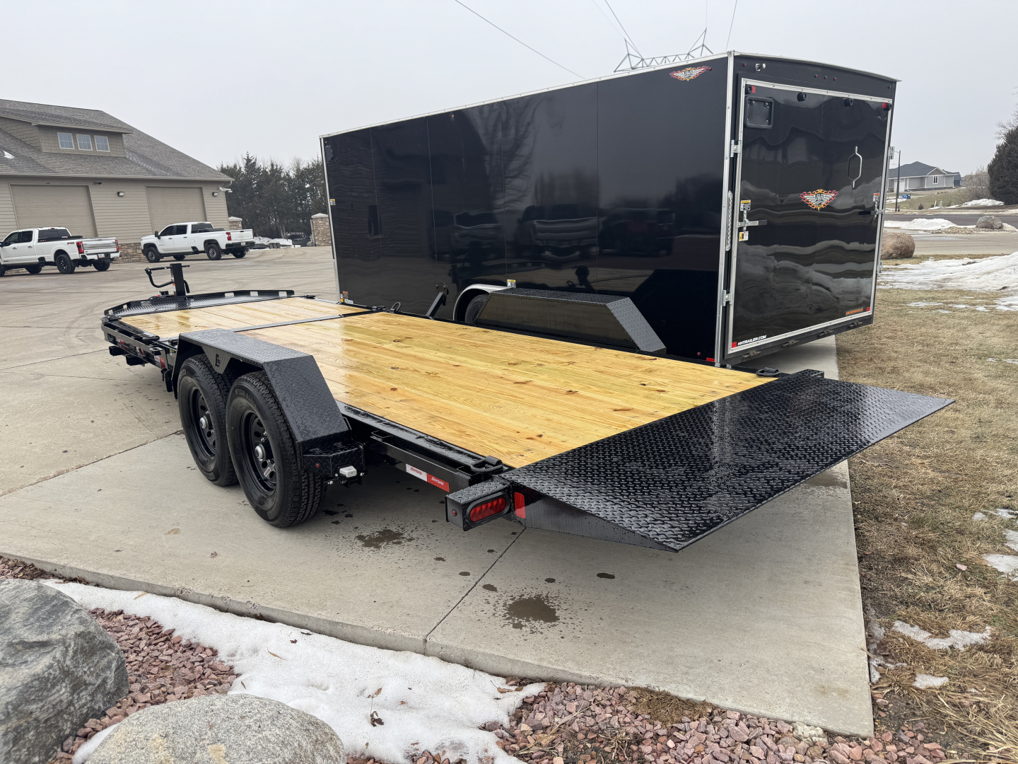 New 2026 Liberty LT14K-22 Split Tilt Trailer