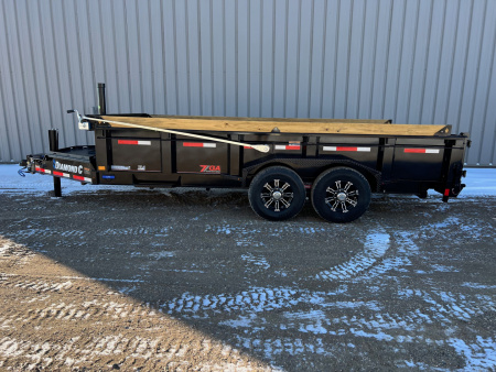 New 2026 Diamond C Trailers 16' LPT207 Telescopic Dump Trailer