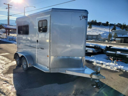 New 2023 Frontier Strider Lite 2 Horse Trailer 7'6" Tall