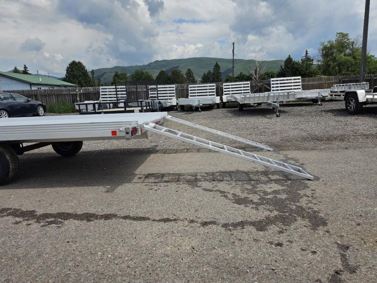 New 2023 Bear Track 82"x12' Deckover Utility Trailer