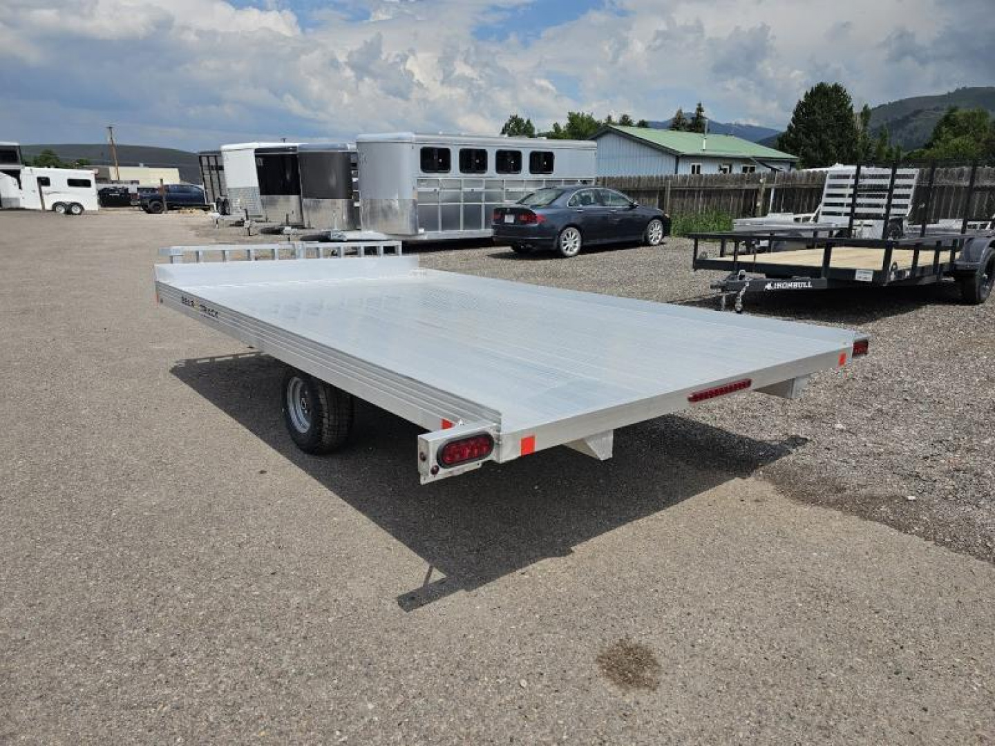 New 2023 Bear Track 82"x12' Deckover Utility Trailer