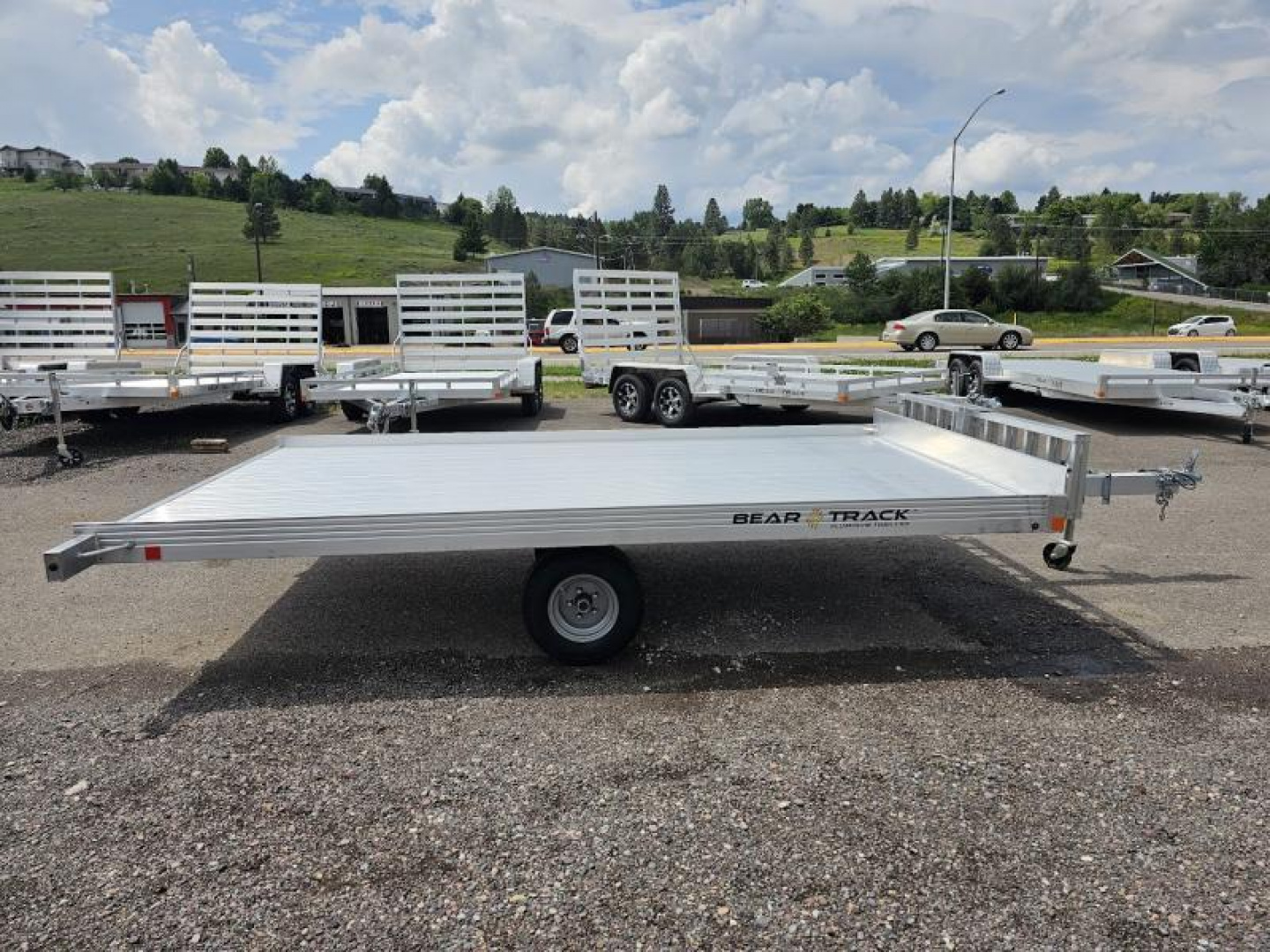 New 2023 Bear Track 82"x12' Deckover Utility Trailer