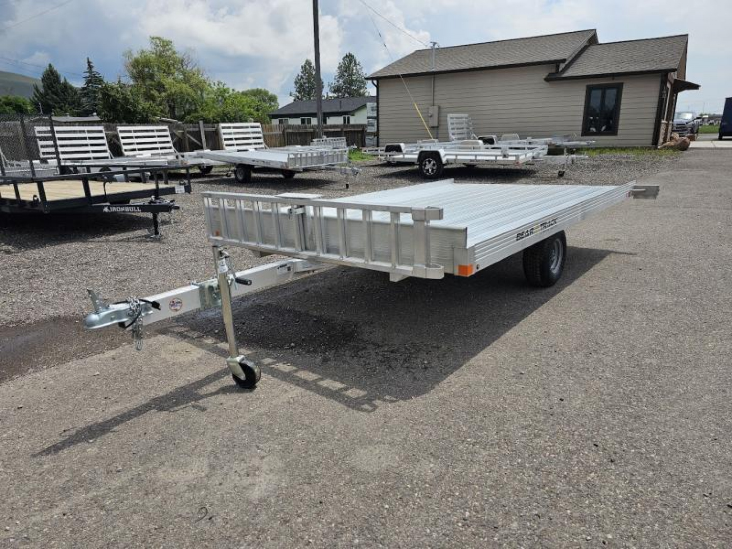 New 2023 Bear Track 82"x12' Deckover Utility Trailer