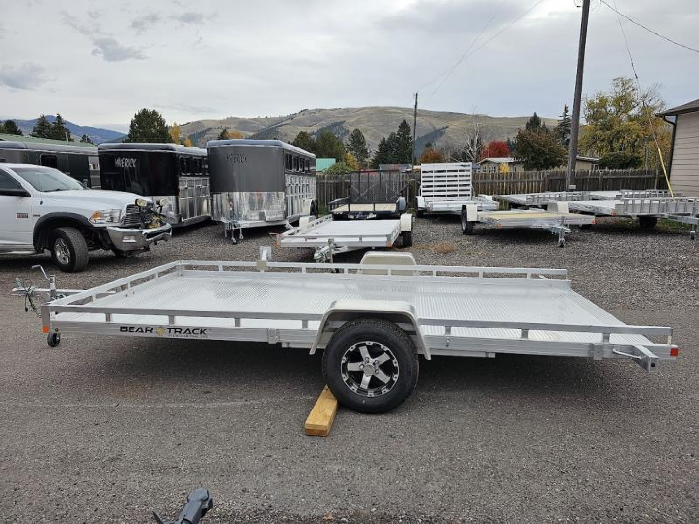 New 2023 Bear Track 81"x14.5' Tilt Deck Utility Trailer