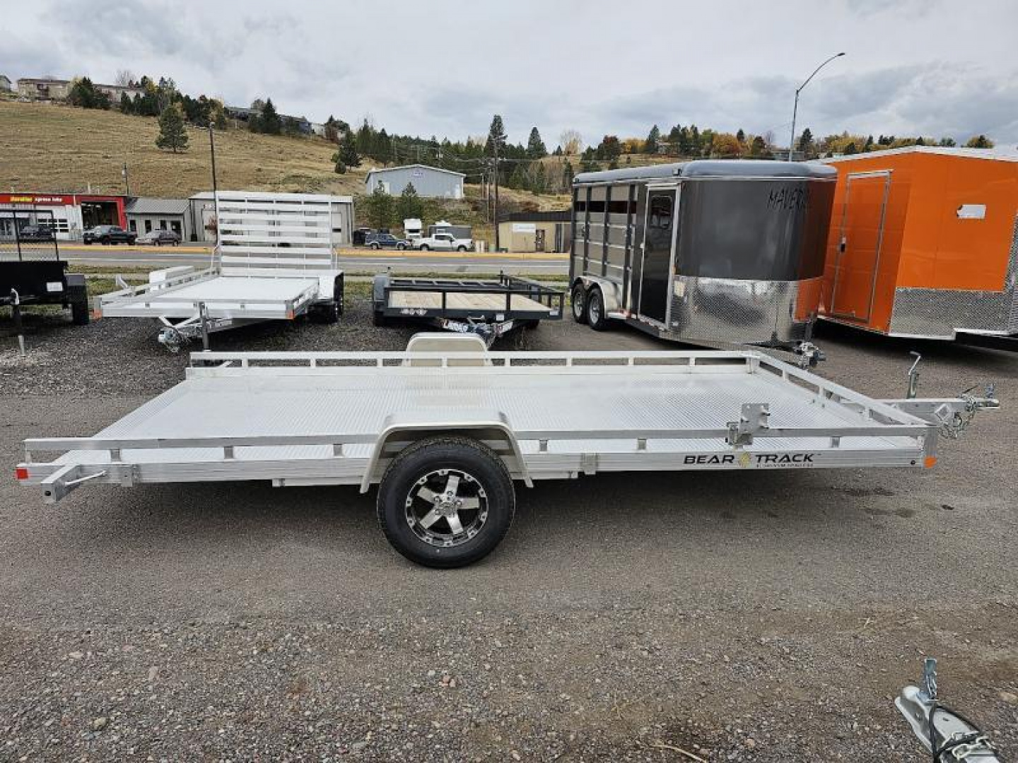 New 2023 Bear Track 81"x14.5' Tilt Deck Utility Trailer