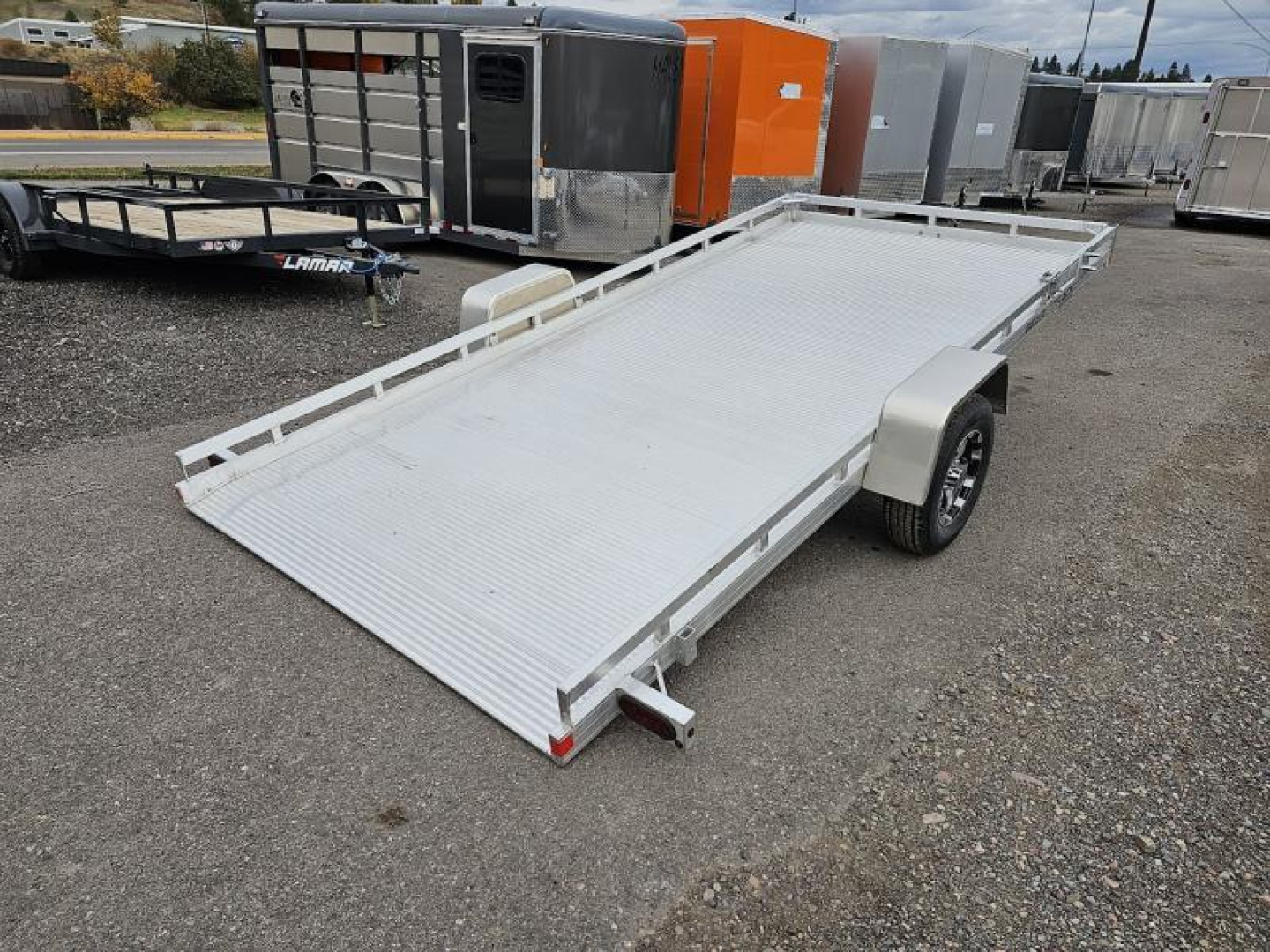 New 2023 Bear Track 81"x14.5' Tilt Deck Utility Trailer