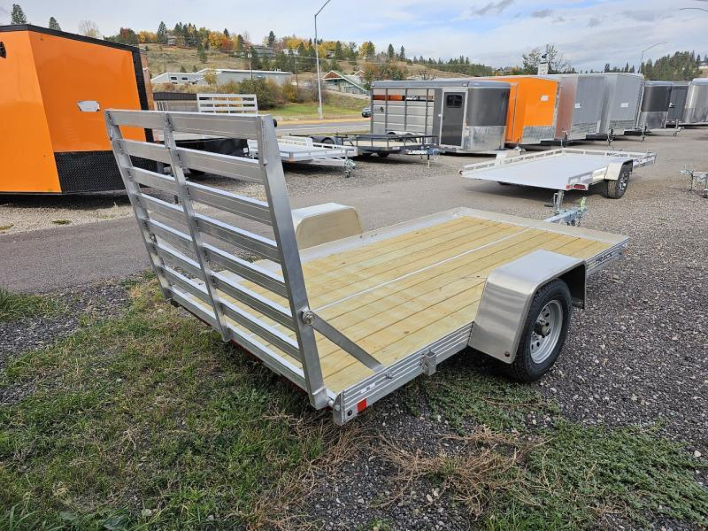 New 2024 Bear Track 65"x10' Aluminum Utility Trailer