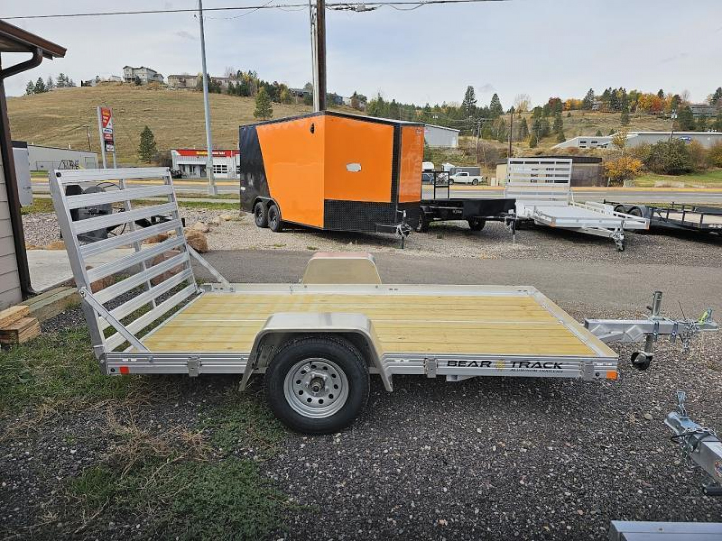New 2024 Bear Track 65"x10' Aluminum Utility Trailer