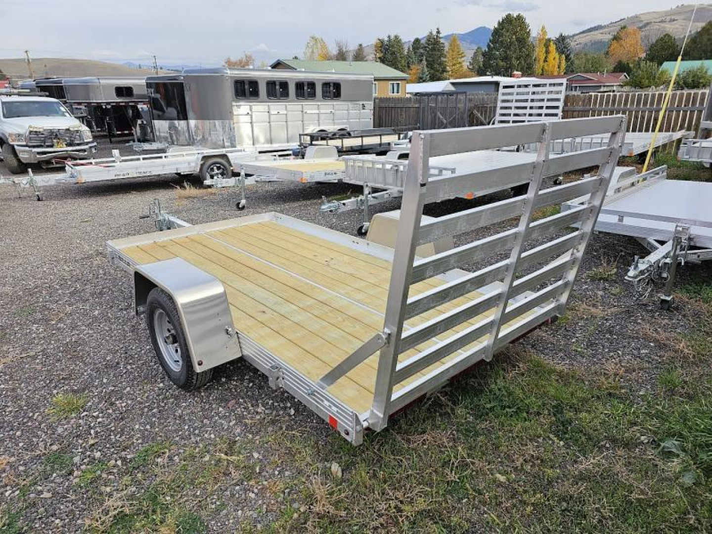 New 2024 Bear Track 65"x10' Aluminum Utility Trailer