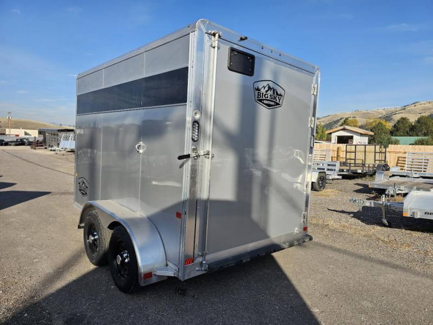 New 2025 Frontier Colt Big Sky Series Aluminum 2 Horse Trailer