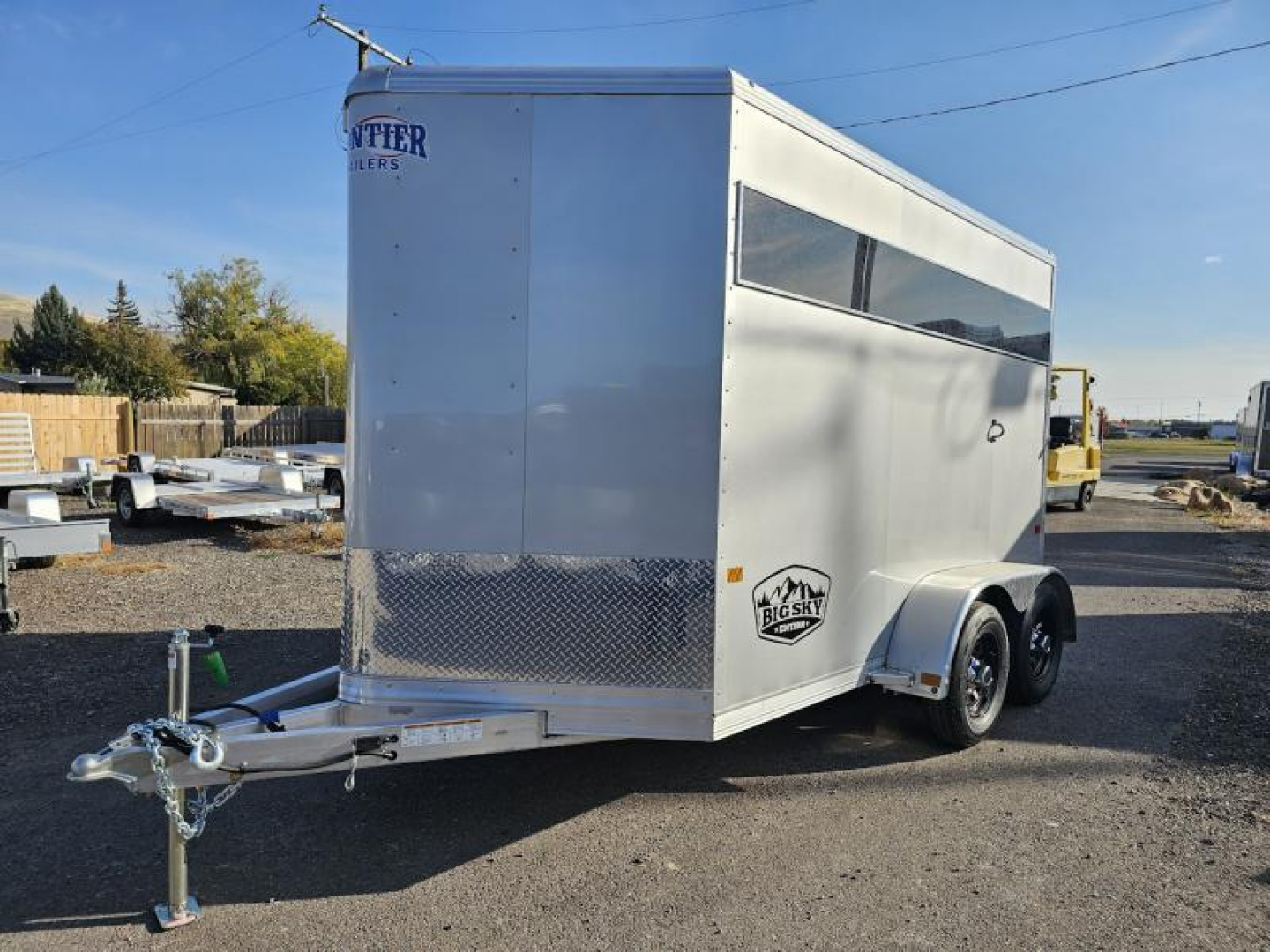 New 2025 Frontier Colt Big Sky Series Aluminum 2 Horse Trailer