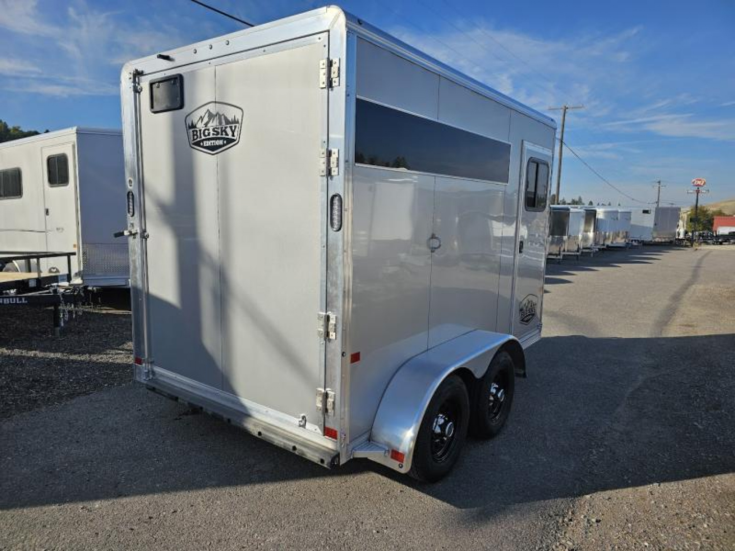 New 2025 Frontier Colt Big Sky Series Aluminum 2 Horse Trailer