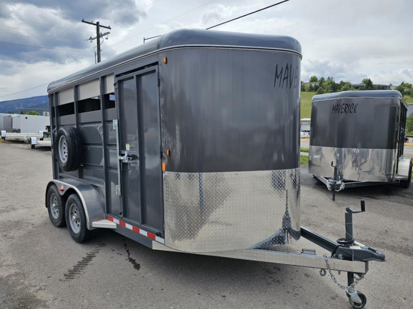 New 2025 Maverick 14' Stock Trailer