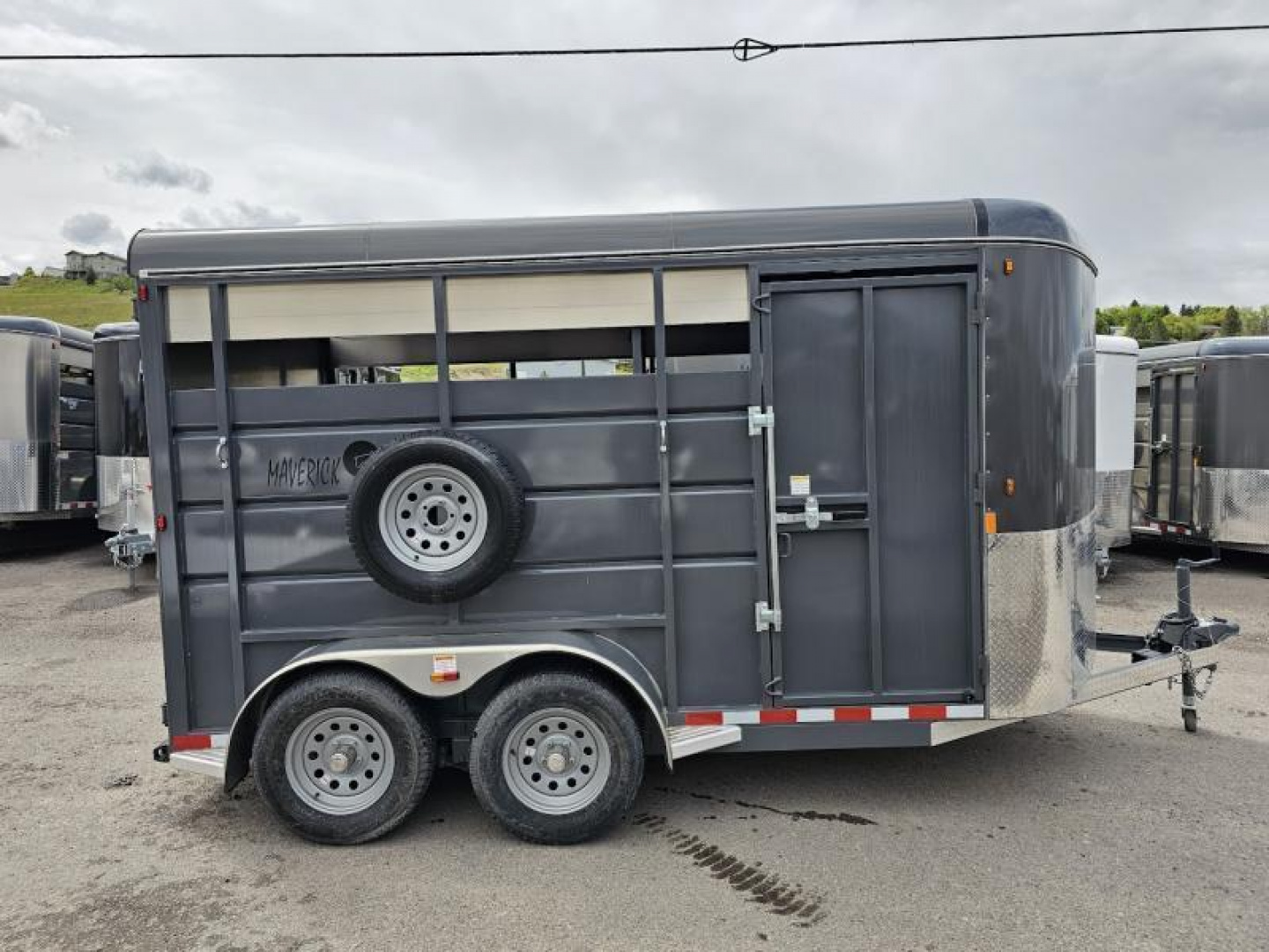 New 2025 Maverick 14' Stock Trailer