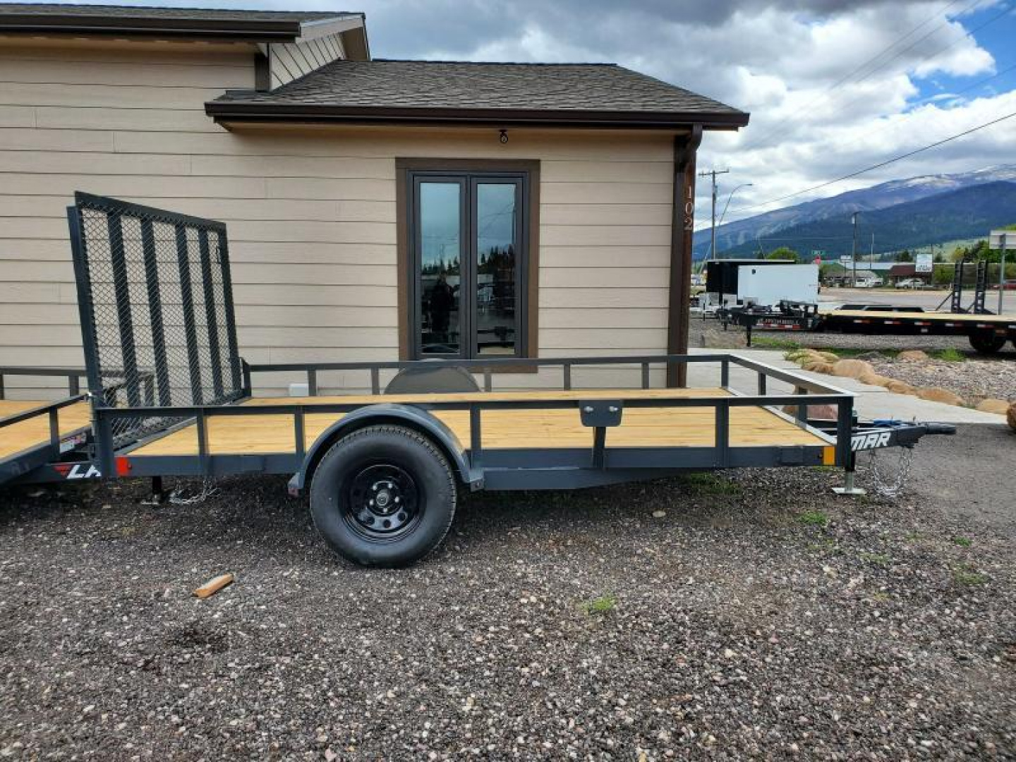 New 2025 Lamar 83"x12' Utility Trailer