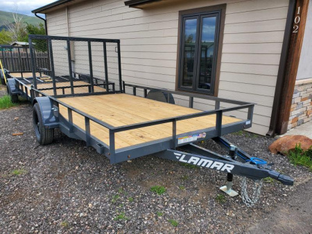 New 2025 Lamar 83"x12' Utility Trailer