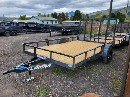 New 2025 Lamar 83 x12' Utility Trailer