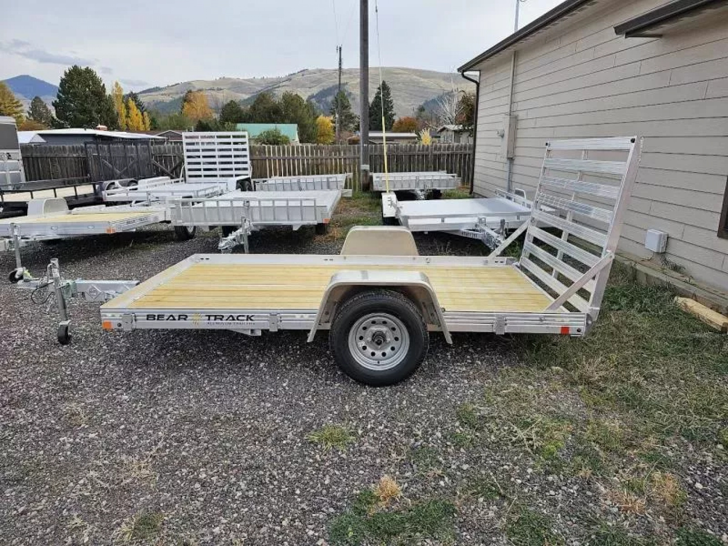 New 2025 Bear Track 65"x10' Aluminum Utility Trailer