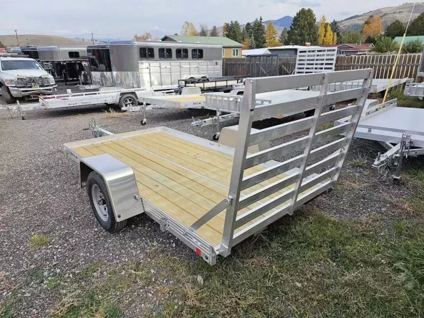 New 2025 Bear Track 65"x10' Aluminum Utility Trailer