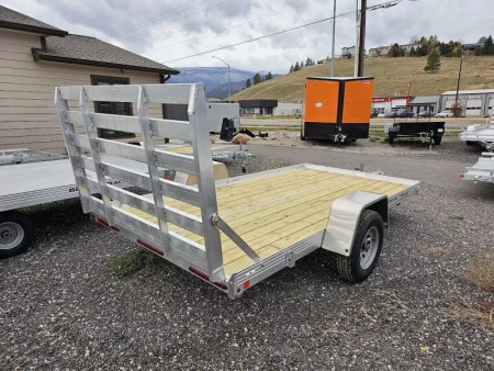 New 2025 Bear Track 76"x12' Aluminum Utility Trailer