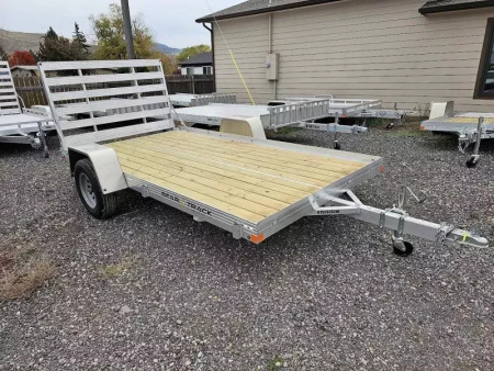 New 2025 Bear Track 76 x12' Aluminum Utility Trailer