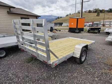 New 2025 Bear Track 76"x12' Aluminum Utility Trailer