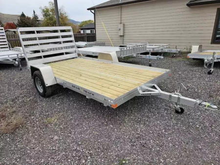 New 2025 Bear Track 76 x12' Aluminum Utility Trailer