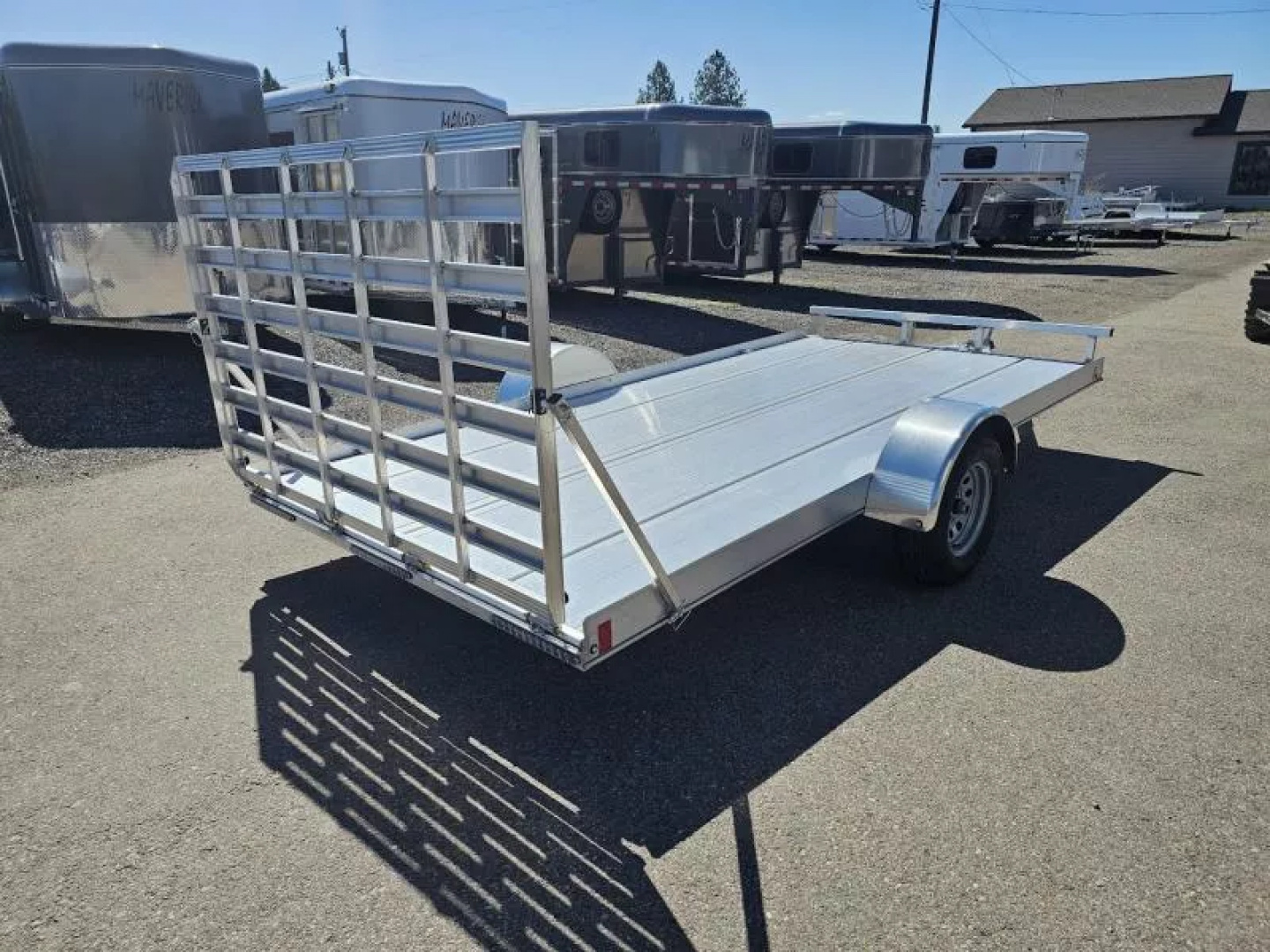 New 2025 Alcom Flexhaul 81"x14' Aluminum Utility Trailer