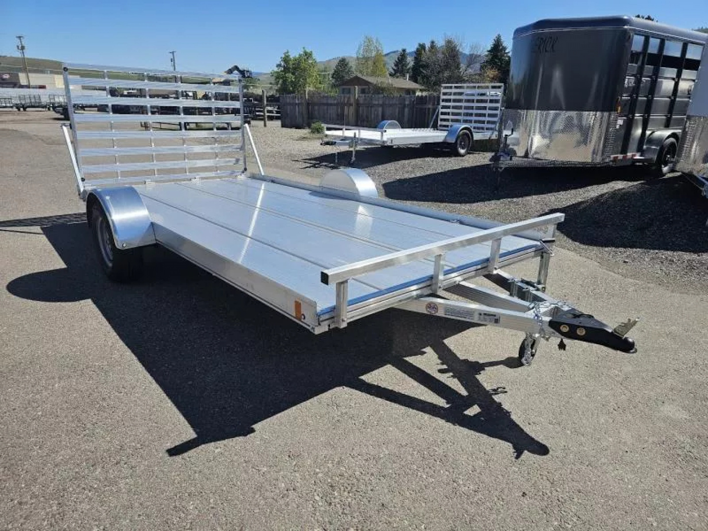 New 2025 Alcom Flexhaul 81"x14' Aluminum Utility Trailer