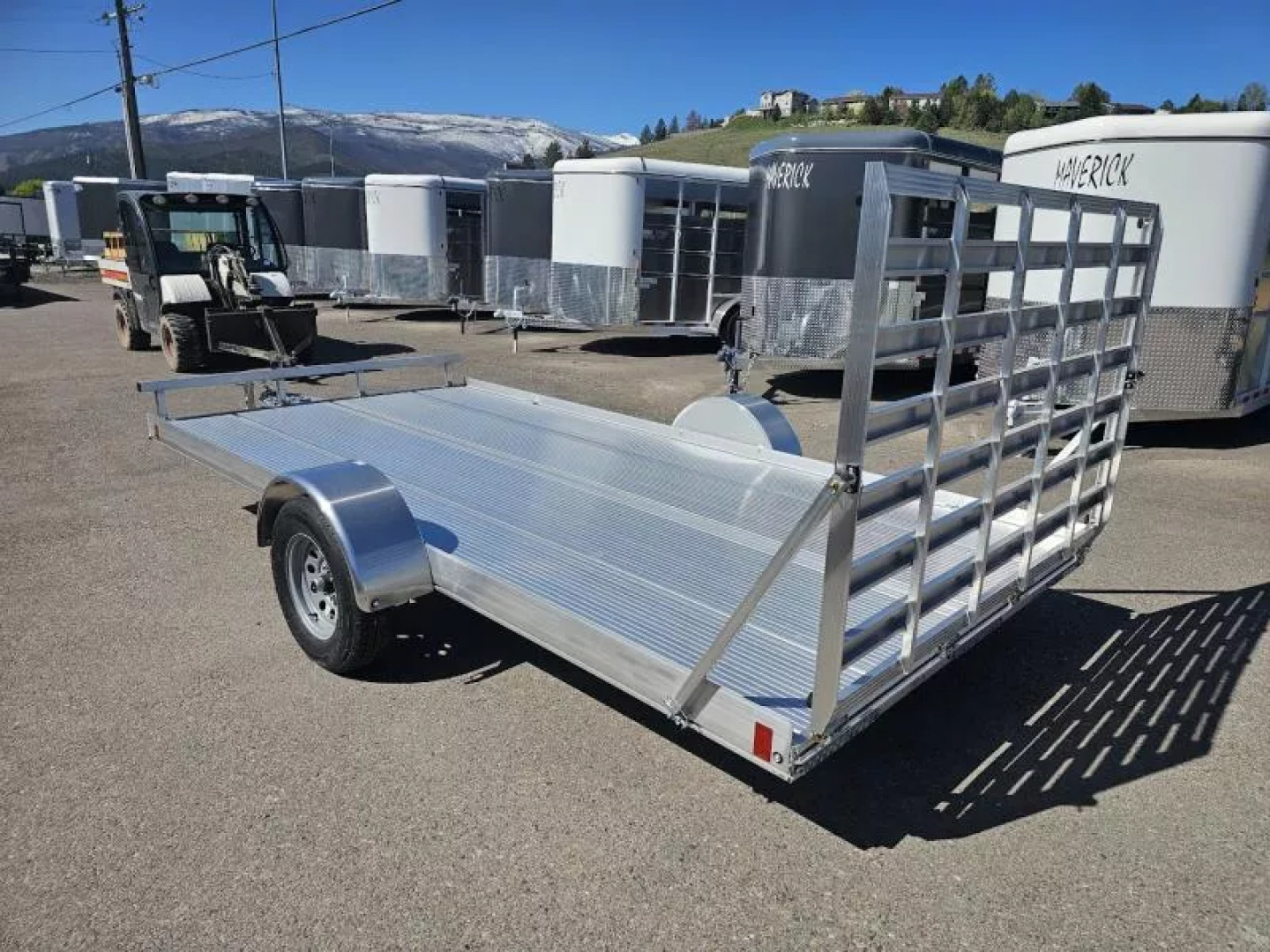 New 2025 Alcom Flexhaul 81"x14' Aluminum Utility Trailer