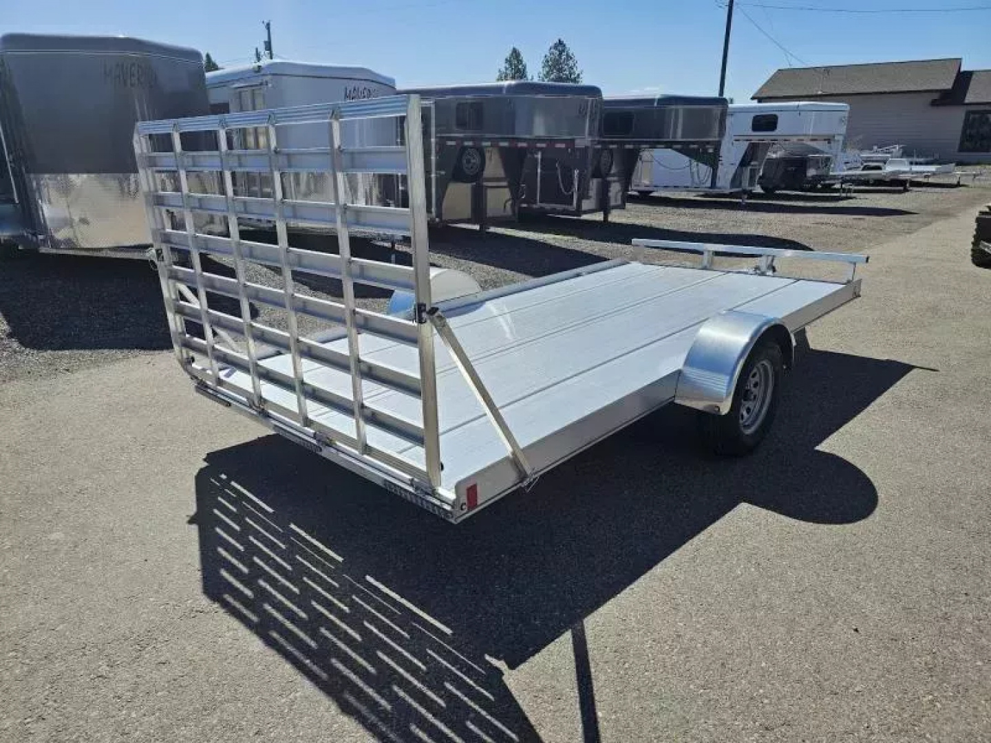 New 2025 Alcom Flexhaul 81"x14' Aluminum Utility Trailer