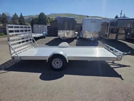 New 2025 Alcom Flexhaul 81"x14' Aluminum Utility Trailer