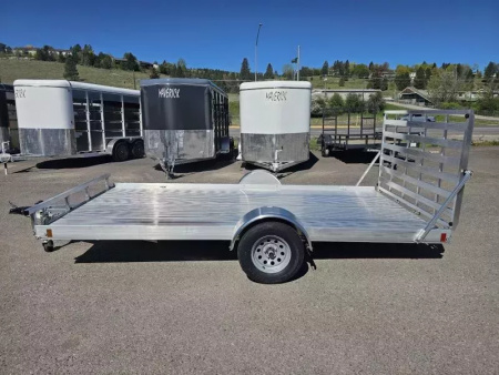 New 2025 Alcom Flexhaul 81"x14' Aluminum Utility Trailer