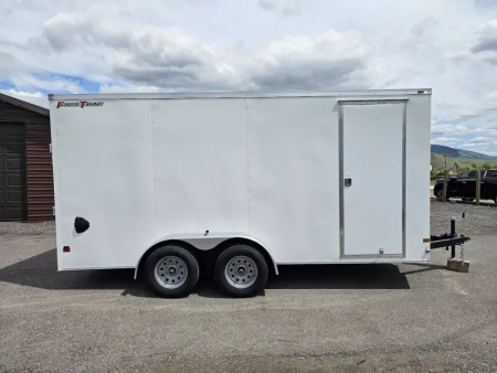 New 2025 Wells Cargo 7x16 7k Cargo Trailer