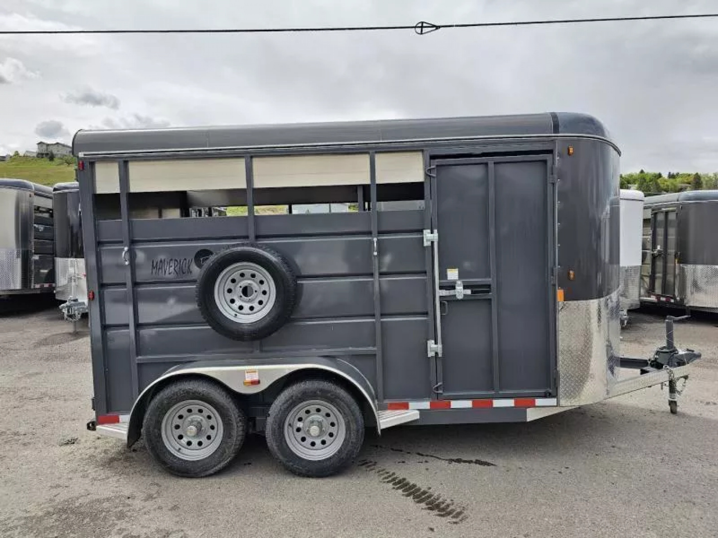 New 2025 Maverick 14' Stock Trailer